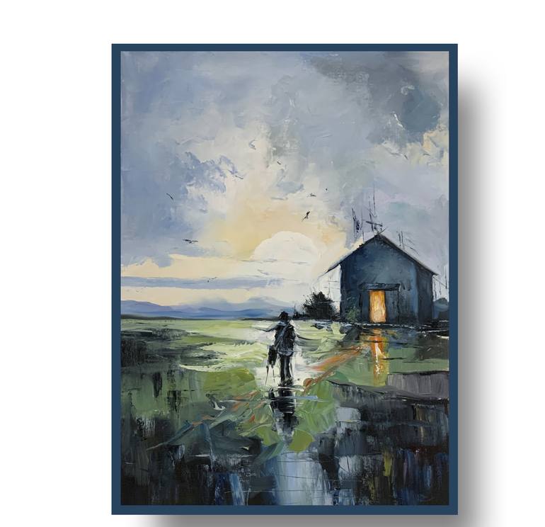 Original Figurative Landscape Painting by Vita Schagen