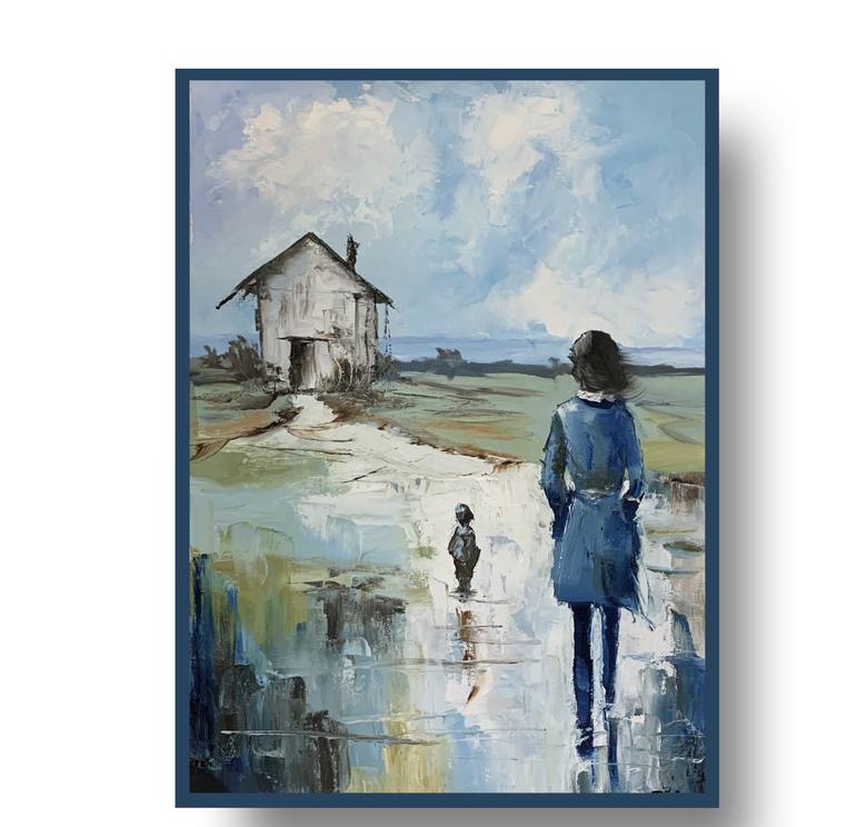 Original Figurative Landscape Painting by Vita Schagen