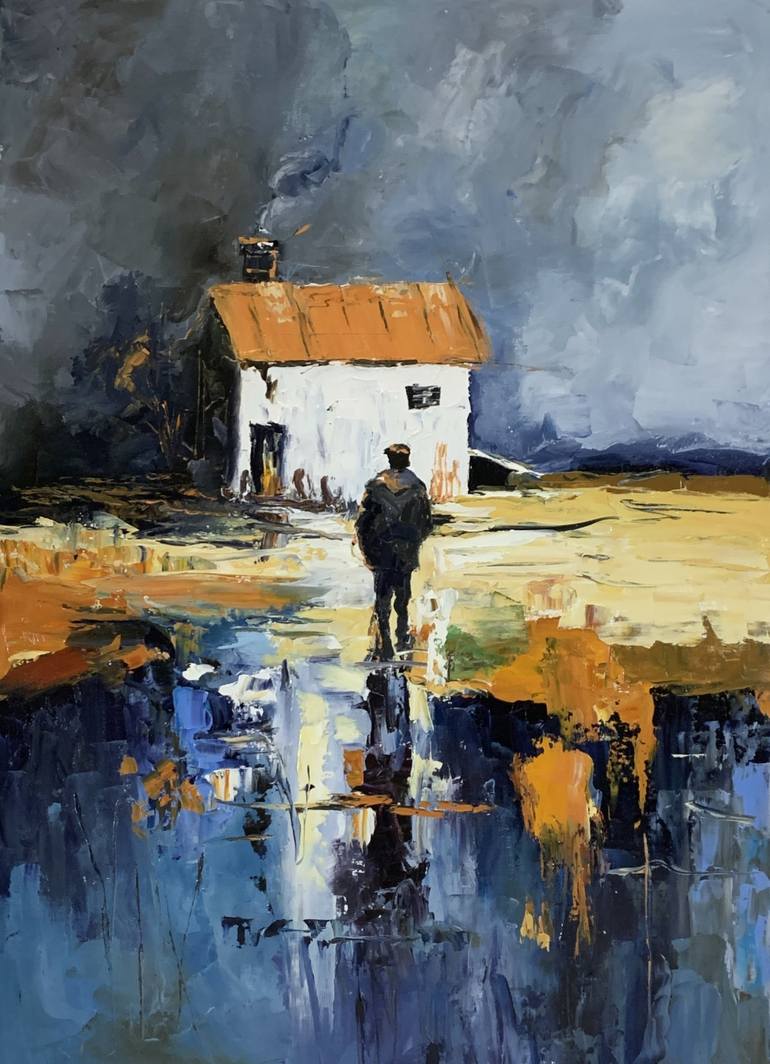 Print of Figurative Landscape Paintings by Vita Schagen