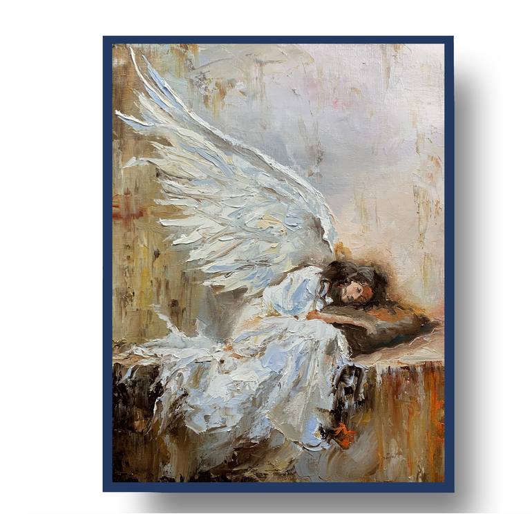 Original Expressionism Women Painting by Vita Schagen