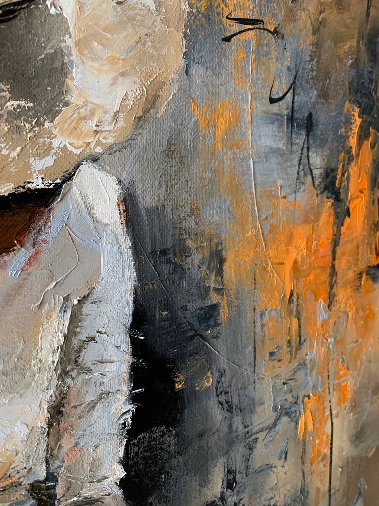 Original Expressionism People Painting by Vita Schagen