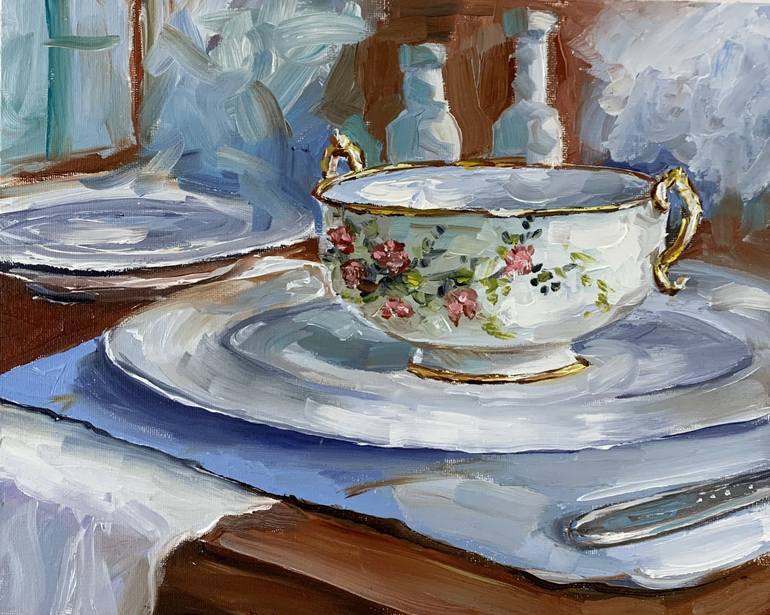 Print of Expressionism Still Life Paintings by Vita Schagen