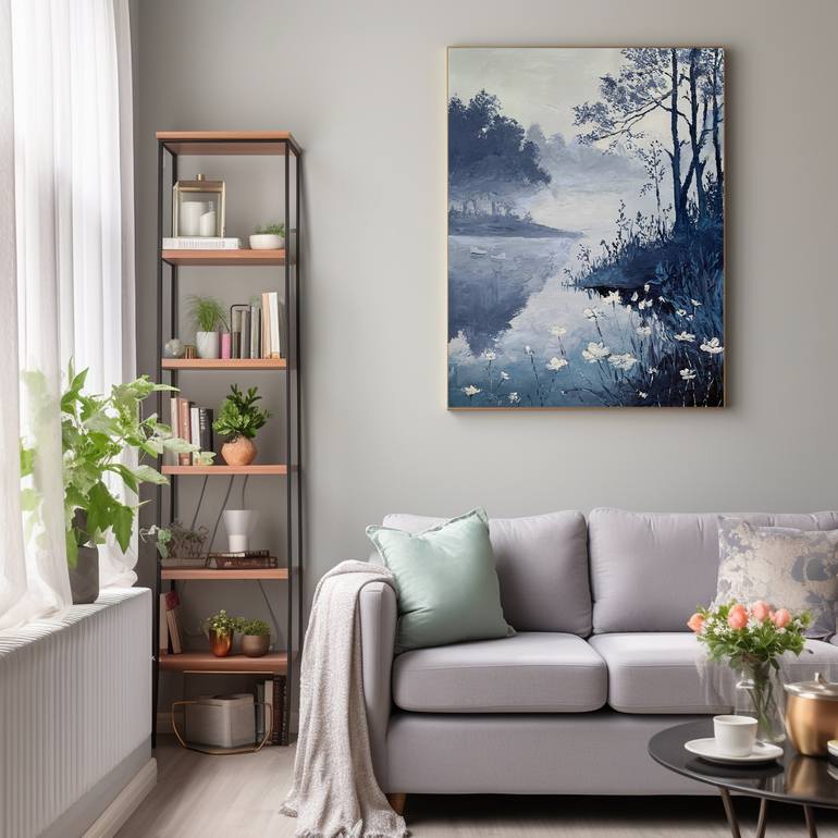 Original Abstract Expressionism Landscape Painting by Vita Schagen