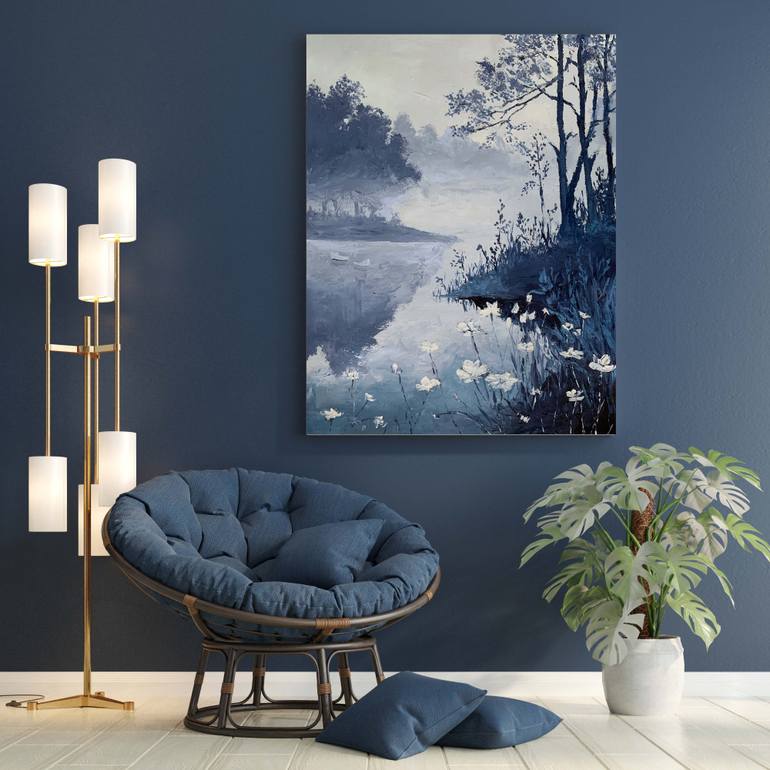 Original Abstract Expressionism Landscape Painting by Vita Schagen