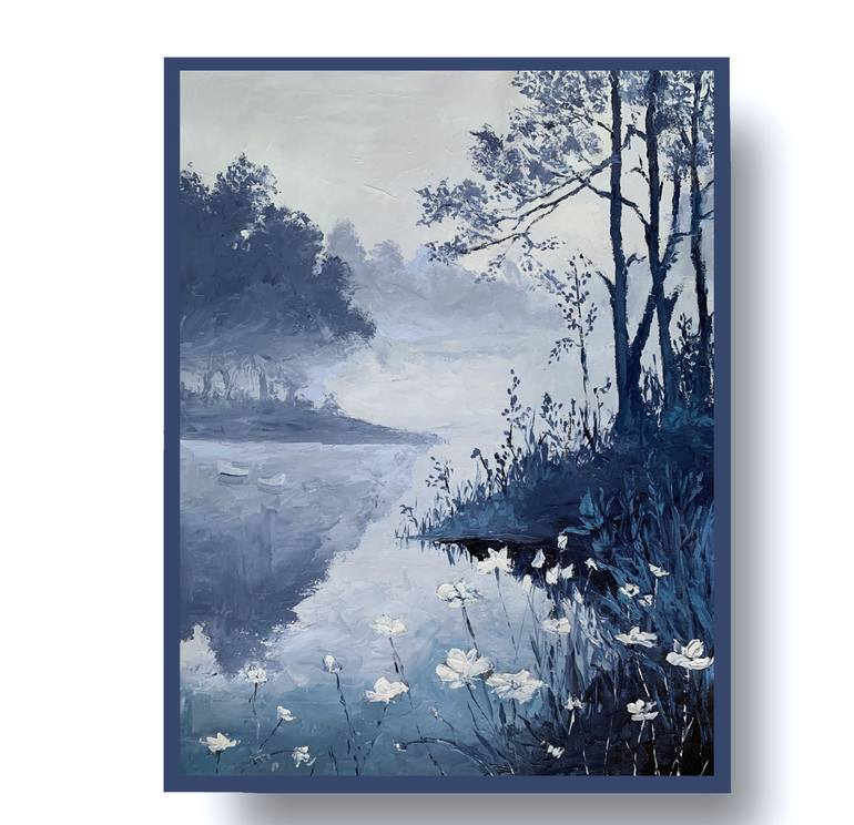 Original Abstract Expressionism Landscape Painting by Vita Schagen