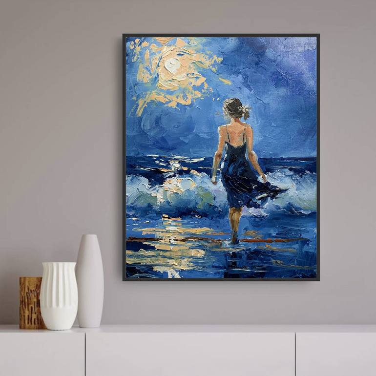 Original Contemporary Seascape Painting by Vita Schagen