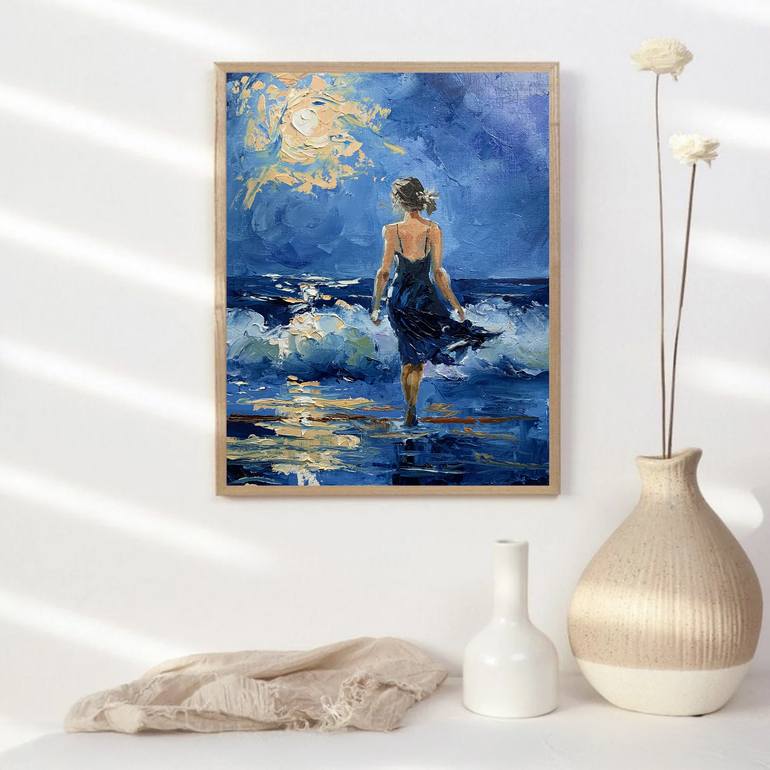 Original Contemporary Seascape Painting by Vita Schagen