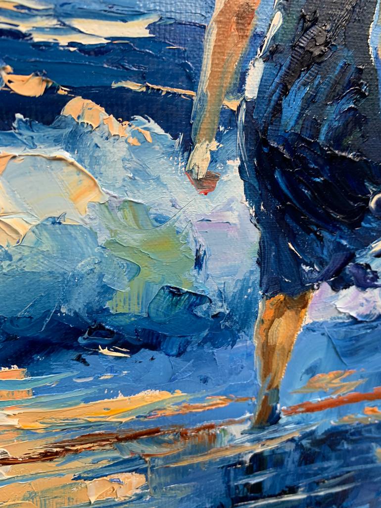 Original Contemporary Seascape Painting by Vita Schagen