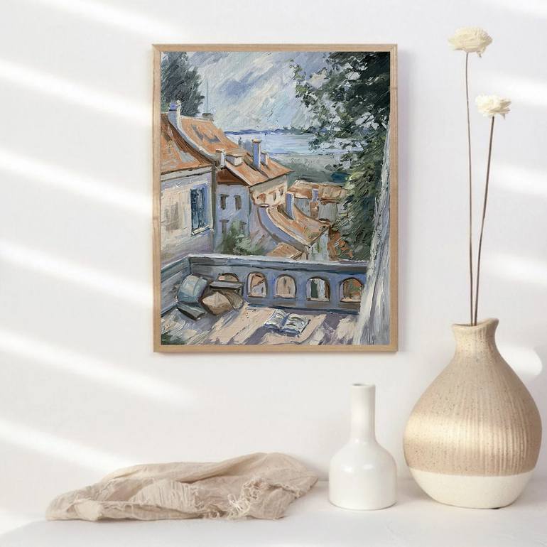 Original Expressionism Cities Painting by Vita Schagen