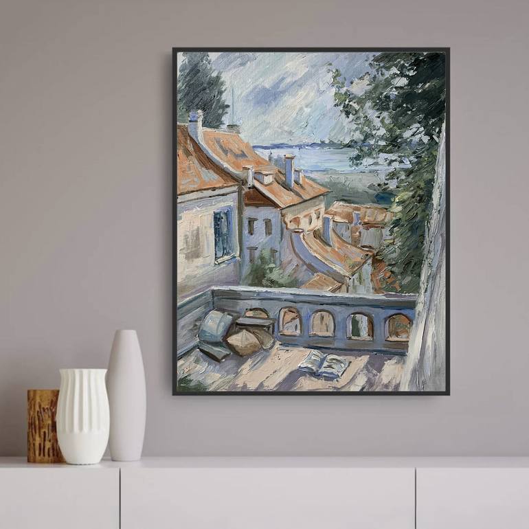 Original Expressionism Cities Painting by Vita Schagen