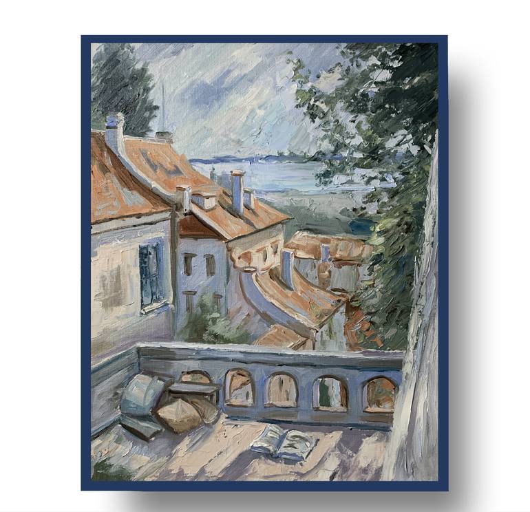 Original Expressionism Cities Painting by Vita Schagen