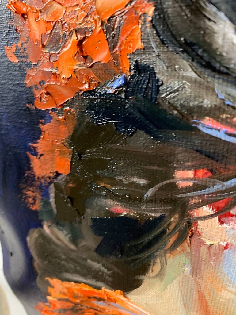 Original Expressionism People Painting by Vita Schagen