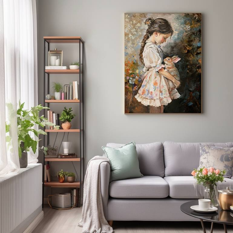 Original Expressionism People Painting by Vita Schagen