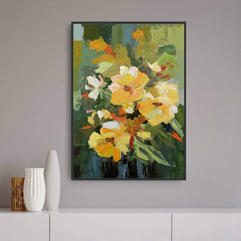 Original Contemporary Floral Painting by Vita Schagen