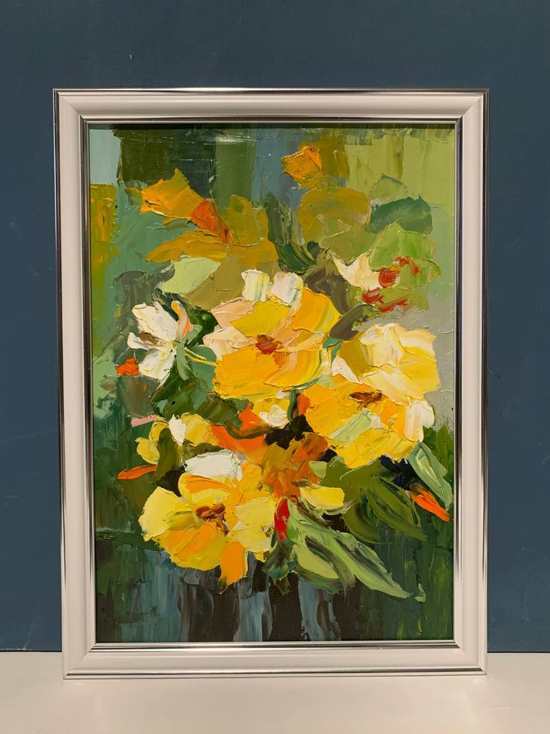 Original Contemporary Floral Painting by Vita Schagen