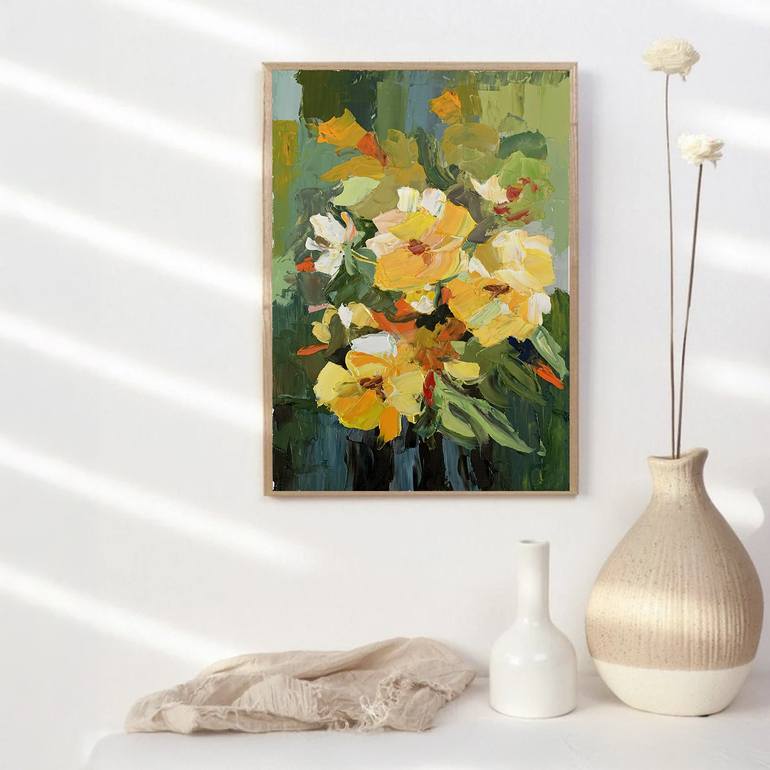 Original Contemporary Floral Painting by Vita Schagen