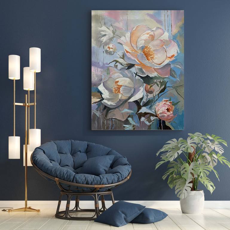 Original Contemporary Floral Painting by Vita Schagen
