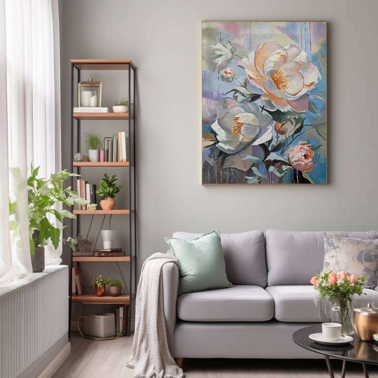 Original Contemporary Floral Painting by Vita Schagen