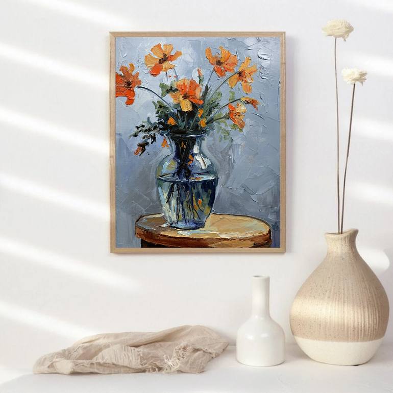 Original Contemporary Floral Painting by Vita Schagen