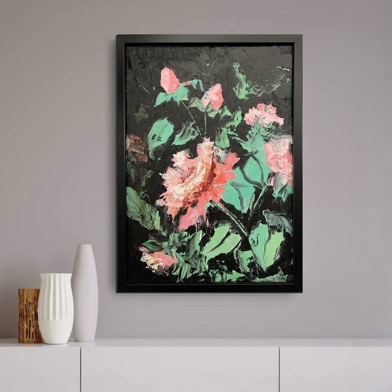 Original Contemporary Floral Painting by Vita Schagen