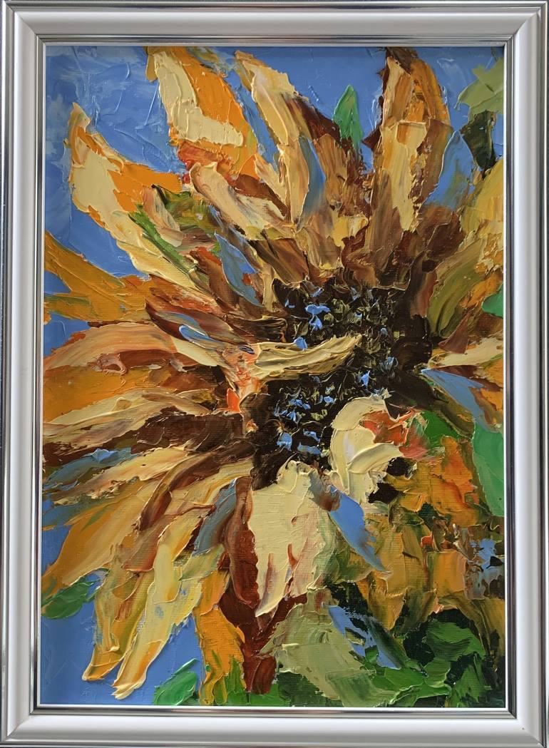 Original Abstract Expressionism Floral Paintings by Vita Schagen