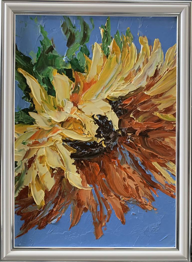 Original Abstract Expressionism Floral Paintings by Vita Schagen