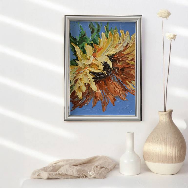 Original Abstract Expressionism Floral Painting by Vita Schagen