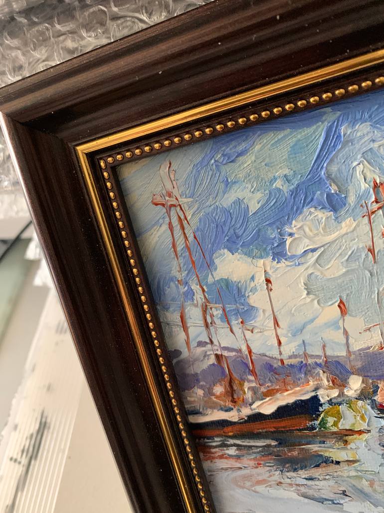 Original Contemporary Boat Painting by Vita Schagen