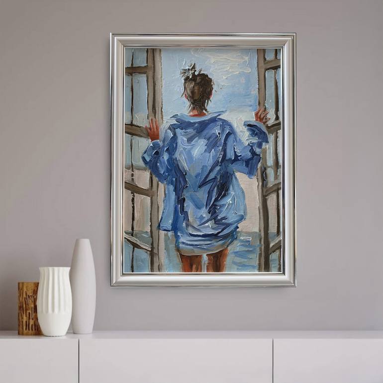 Original Expressionism Women Painting by Vita Schagen