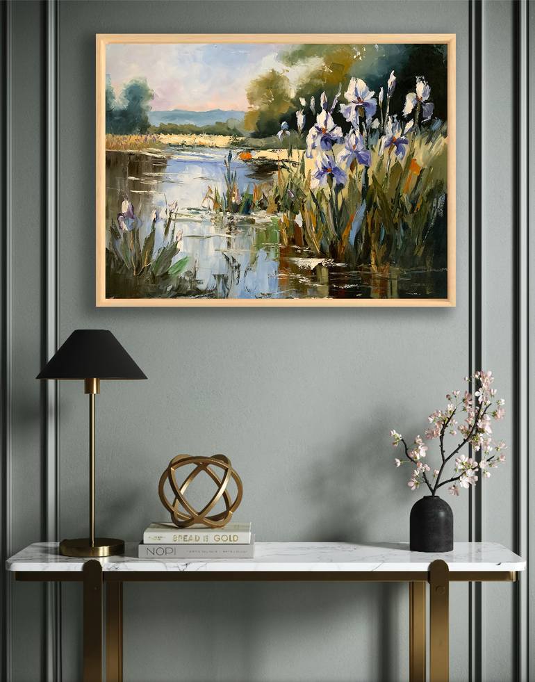 Original Abstract Expressionism Landscape Painting by Vita Schagen