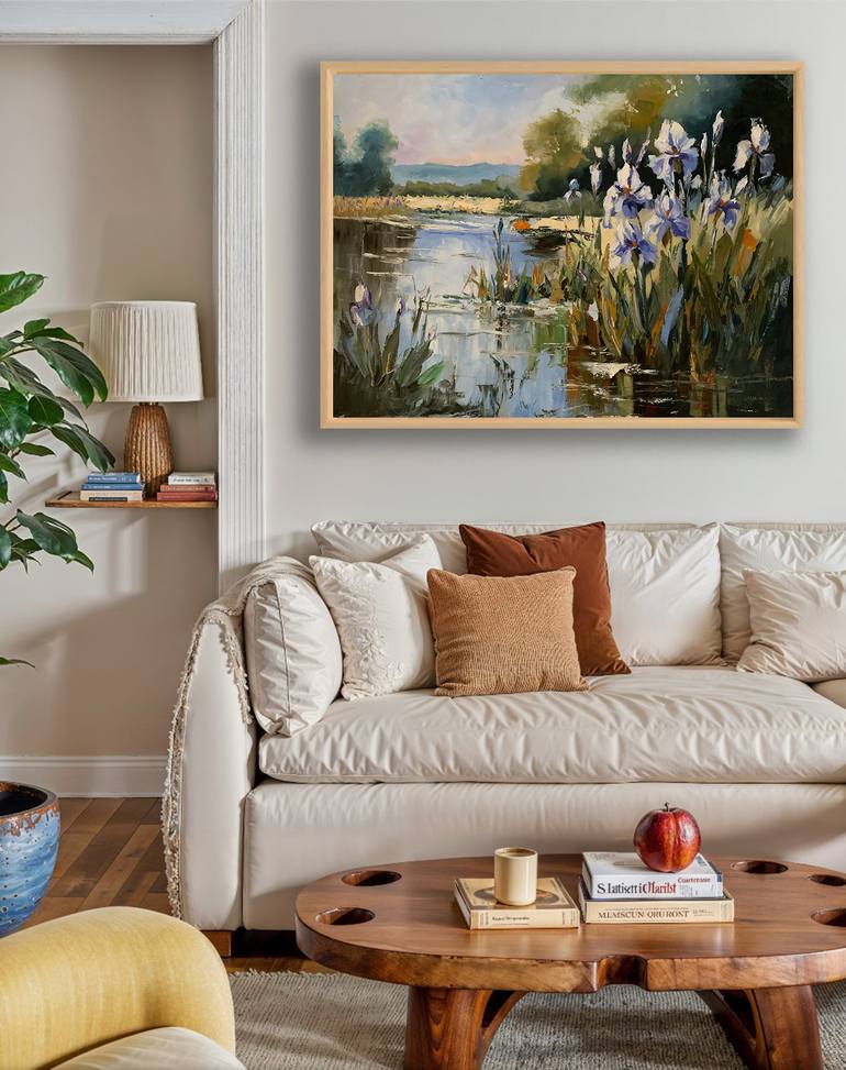 Original Abstract Expressionism Landscape Painting by Vita Schagen