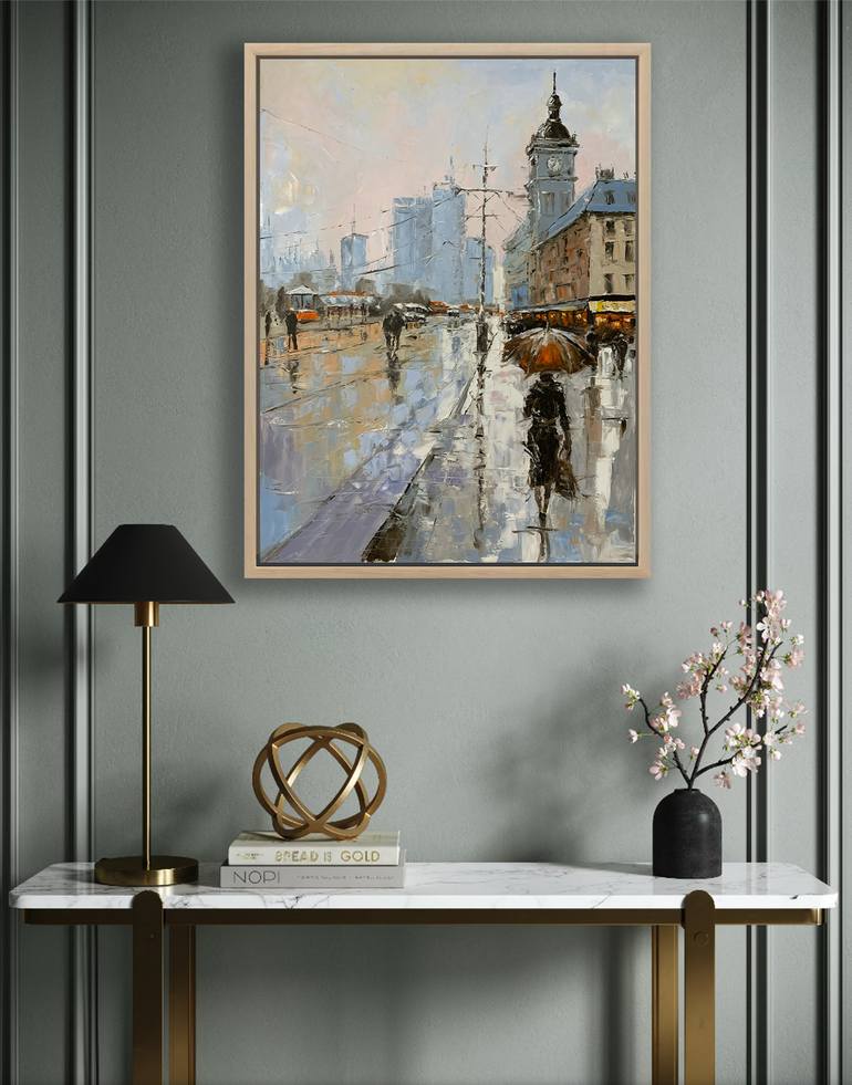 Original Expressionism Cities Painting by Vita Schagen