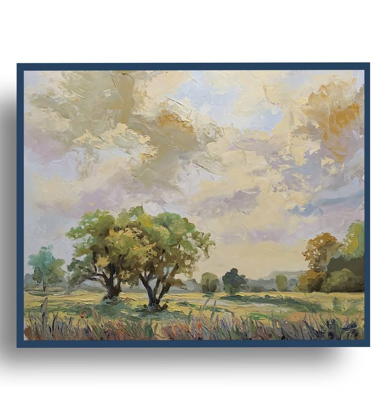 Original Impressionism Landscape Painting by Vita Schagen