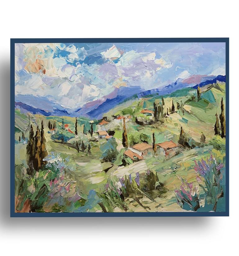Original Expressionism Landscape Painting by Vita Schagen
