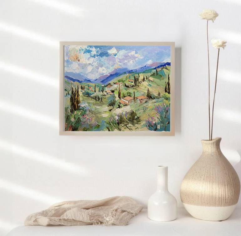 Original Expressionism Landscape Painting by Vita Schagen
