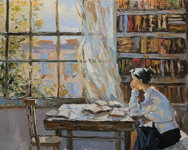 The Pearl Painting by Alexandra Chira | Saatchi Art Canada