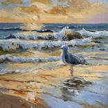 Evening Tide, sunset. by Vita Schagen
