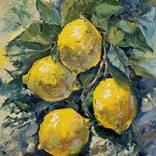 Lemon Branch in summer garden. by Vita Schagen