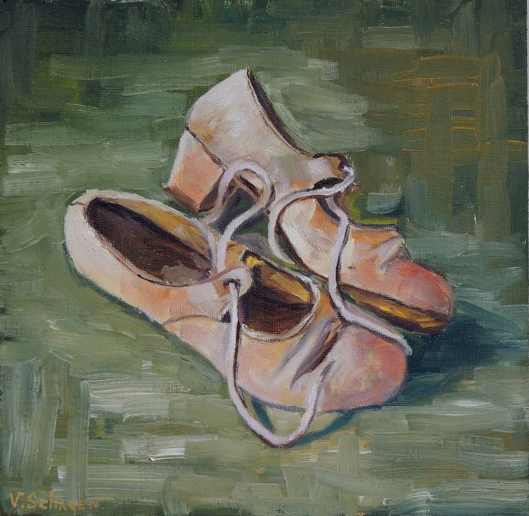 old shoes painting