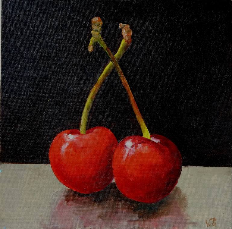 cherry still life