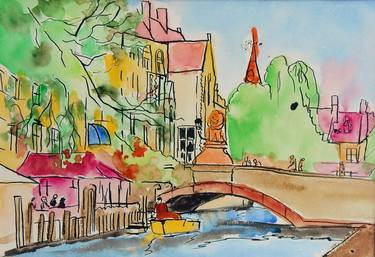 Print of Expressionism Cities Paintings by Vita Schagen