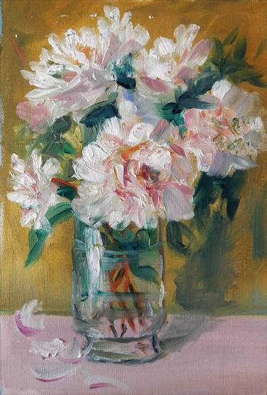 Print of Fine Art Floral Paintings by Vita Schagen