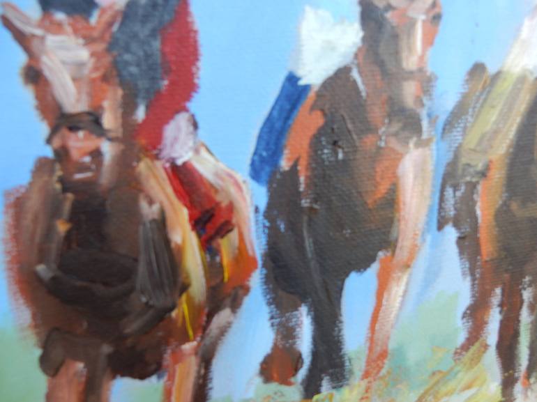 Original Expressionism Horse Painting by Vita Schagen