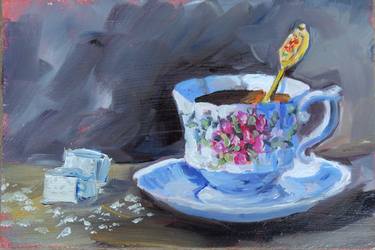 Print of Expressionism Still Life Paintings by Vita Schagen