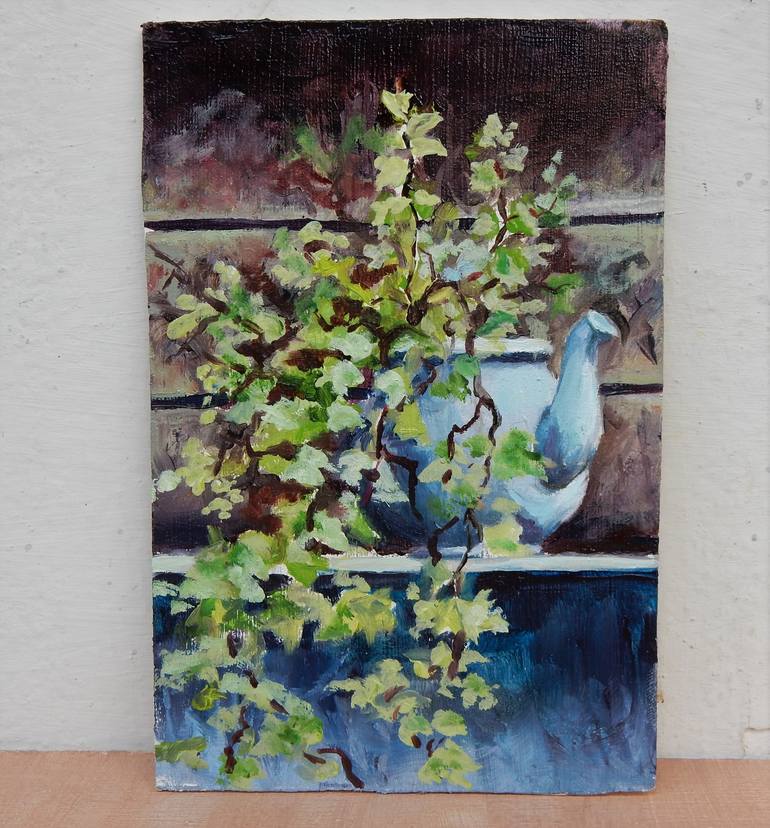 Original Expressionism Garden Painting by Vita Schagen