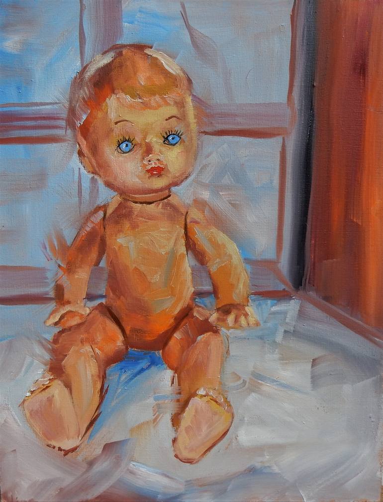 baby doll painting