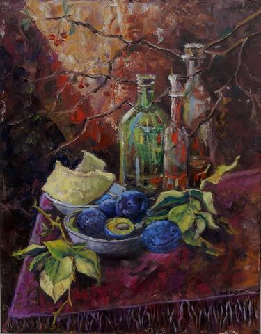 Original Expressionism Still Life Paintings by Vita Schagen