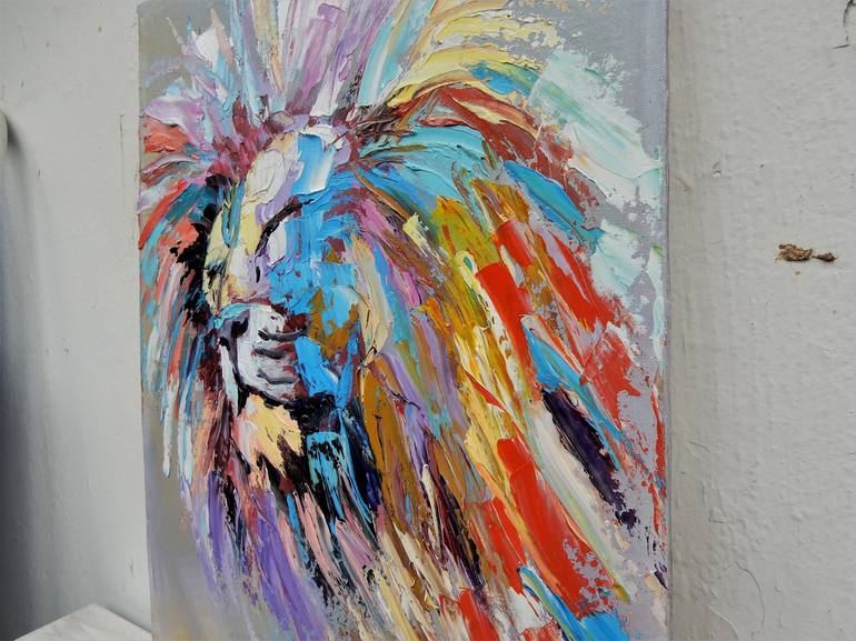 Original Expressionism Animal Painting by Vita Schagen