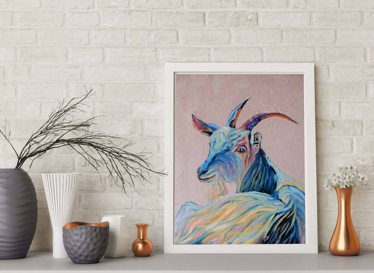 Original Expressionism Animal Painting by Vita Schagen