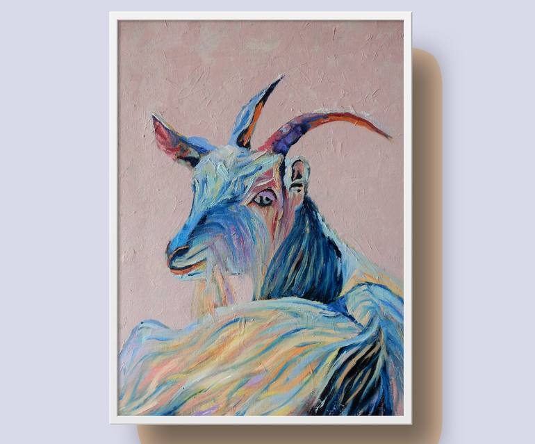 Original Expressionism Animal Painting by Vita Schagen